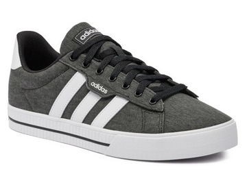 BUTY męskie ADIDAS DAILY FW7033 sportowe trampki ciemny szary 49,3