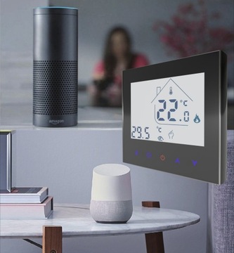 СЕНСОРНЫЙ ТЕРМОСТАТ-КОНТРОЛЛЕР 16А WIFI 24/7 ЦИФРОВОЙ