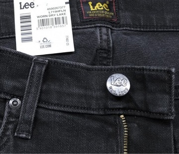 LEE LUKE WORN DRY LAKE jeansy rurki slim W29 L32