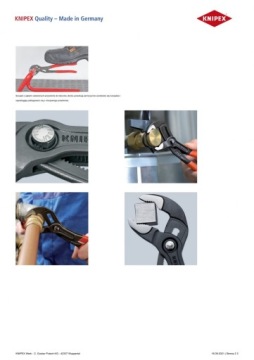 Трубный ключ COBRA KNIPEX 87 02 180