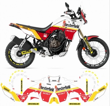Naklejki Yamaha TENERE 700 T7 DAKAR CHESTERFIELD