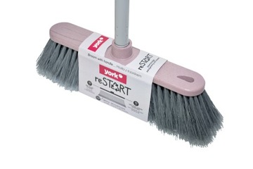 YORK Щетка для подметания 31 см reSTART + палка 120 см ЭКОЛОГИЧЕСКАЯ