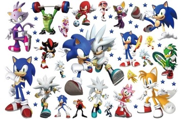 TATUAŻE DLA DZIECI ZMYWALNE SONIC THE HEDGEHOG