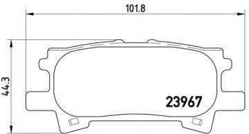 Диски BREMBO, Колодки P+T - LEXUS RX 3219/288мм