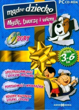 Mądre Dziecko Myślę Tworzę i Wiem PC 2 GRY 3-6 LAT