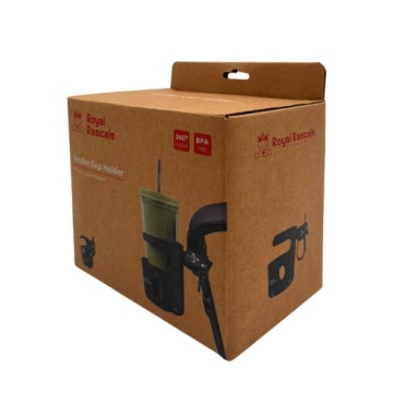 Подстаканник для коляски 1 шт. черный универсальный Royal Rascals