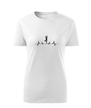 Koszulka T-shirt JOGA MEDYTACJA ASANA JOGIN JOGINKA damska