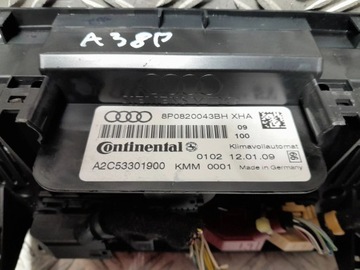 AUDI A3 8P PANEL VENTILACE KLIMATIZACE 8P0820043BH