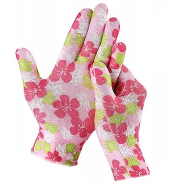 6x ПЕРЧАТКИ САДОВЫЕ ЖЕНСКИЕ ЗАЩИТНЫЕ РАБОЧИЕ ПЕРЧАТКИ размер M - МИКС