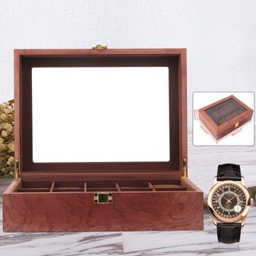 КОРОБКА-КОРОБКА ДЛЯ 10 ВИНТАЖНЫХ ЧАСОВ