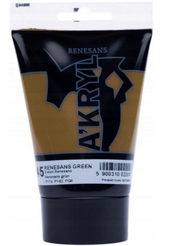 RENESANS A'KRYL Farba akrylowa 100 ml 45-Zieleń Renesans