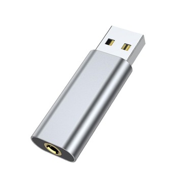 ch-USB to 3.5mm Audio Jack Adapter Portable Mini