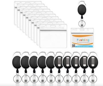 BRELOK UCHWYT ZAWIESZKA TYPU JOJO DO IDENTYFIKATORA Z LINKĄ 10 SZTUK