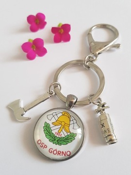 Брелок Пожарная служба Волонтерская пожарная часть День пожарного