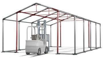 Палатка для хранения 8x12 м [3 м] Сборная DAS 560 Вт