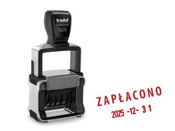 Datownik 5430 z tekstem ZAPŁACONO