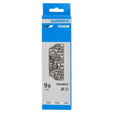 SHIMANO DEORE XT CN-HG93 ŁAŃCUCH MTB 9 RZ. + PIN