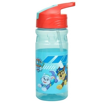 Bidon Butelka ze słomką Psi Patrol Paw 500ml 0,5l uchwyt