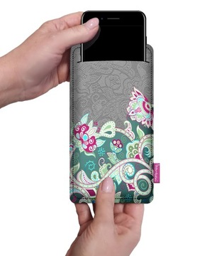 Etui na smartfon BERTONI z filcu Kashmir