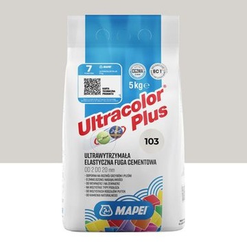 Fuga MAPEI Ultracolor Plus103 Księżycowy Biały 5kg