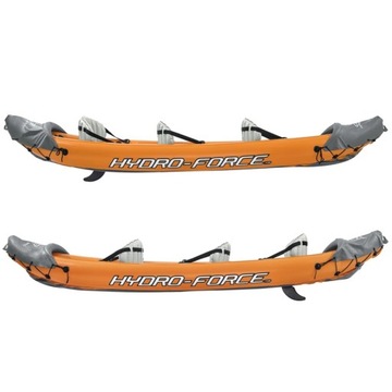 Bestway Kayak Rapid X3 надувной 3-местный + сумка для весла 381х100 см 65132
