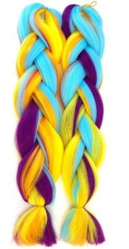 СИНТЕТИЧЕСКИЕ ВОЛОСЫ ДЛЯ ЦВЕТНОГО НАРАЩИВАНИЯ МОСТОВ