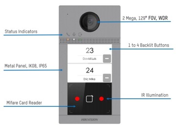 Hikvision DS-KV8213-WME1/Surface IP-видеодомофон