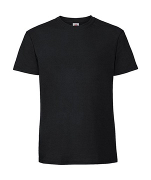 KOSZULKA FRUIT OF THE LOOM GRUBA Black M
