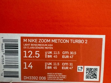 Buty Nike Zoom Metcon Turbo 2 r. 47