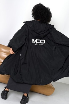 MCO Miss City Official czarna parka kurtka płaszczyk Plus size UNI 50/52