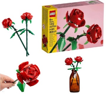 LEGO 40460 NA PREZENT WALENTYNKI 2x CZERWONA RÓŻA PREZENT ŚWIĘTA DZIECKO
