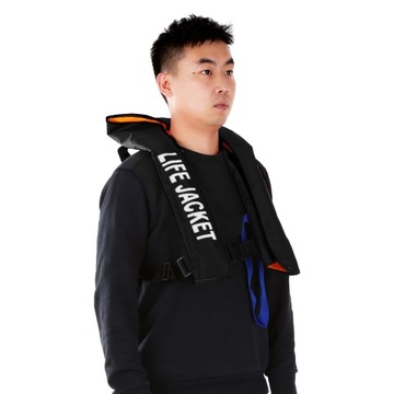 НАДУВНОЙ Светоотражающий жилет МАКС.: 150 кг / 330 фунтов