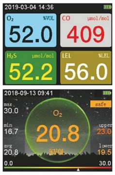 ИЗМЕРИТЕЛЬ КОНЦЕНТРАЦИИ ГАЗА ДАТЧИК O2 CO ДЕТЕКТОР H2S СИГНАЛИЗАЦИЯ ВОСПЛАМЕНЯЮЩИХСЯ ЖКИ ЖК-дисплей