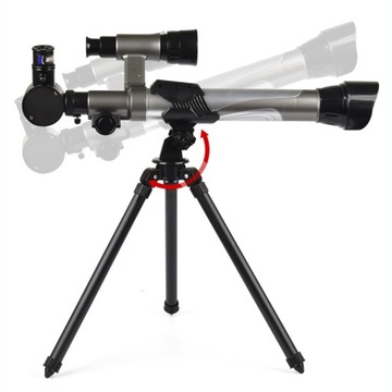 Zewnętrzny lornetkowy teleskop astronomiczny