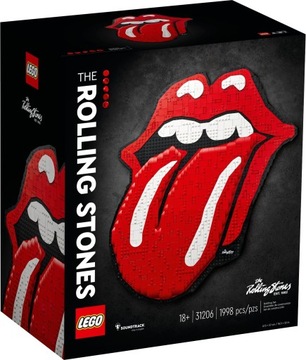 LEGO ART 31206 ПРЕДМЕТЫ THE ROLLING STONES PICTURE LIMITED COLLECTION 1998 ГОДА