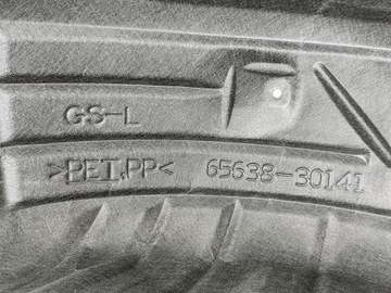 LEXUS GS IV GS200T GS450H 12 - 20 PODBĚH LEVÝ ZADNÍ