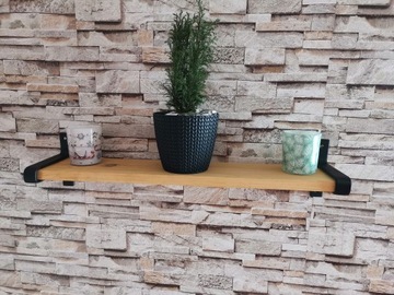 Полка 70 см с уникальными ручками LOFT.