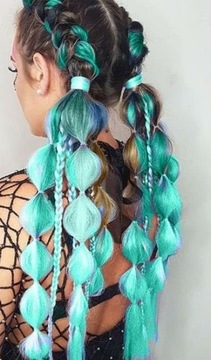 СИНТЕТИЧЕСКИЕ ВОЛОСЫ ДЛЯ МОСТА OMBRE GREEN C8