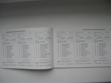 Сервисная книжка OPEL 07/2013 PL Сервисная служба OPEL PL