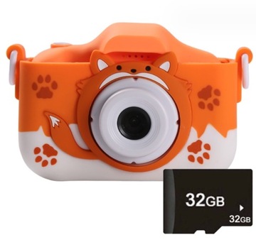 APARAT FOTOGRAFICZNY CYFROWY DLA DZIECI 40Mpx KAMERA ZABAWKA GRY KARTA