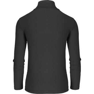 Golf Damski Cienki Elastyczny Sweter czarny L