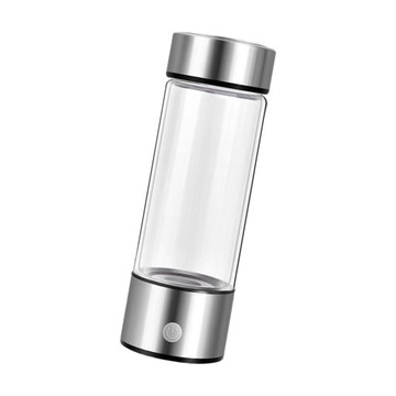 Zewnętrzna butelka na wodę 420 ml USB Lekki zewnętrzny generator wody, srebrny