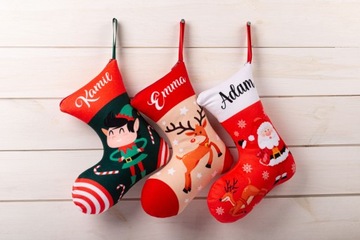 Рождественские чулки для камина.