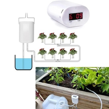 АВТОМАТИЧЕСКАЯ МАШИНА ДЛЯ ПОЛИВА ЦВЕТОВ С 8 КАПЕЛЬНЯМИ