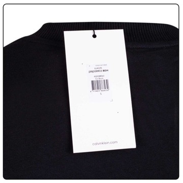 czarna bluza meska monogram prestiz calvin klein jeans r.M