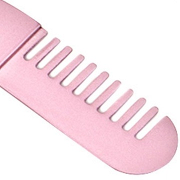 Профессиональный пинцет для ресниц 2 в 1 розового цвета.