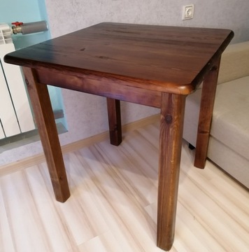 КУХОННЫЙ СТОЛ 75Х75 СОСНОВЫЙ ЦВЕТ