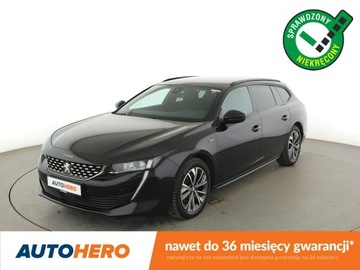 Peugeot 508 II SW 1.6 PureTech 180KM 2019 Peugeot 508 Niski przebieg Automat Navi Kamera