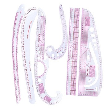 Zestaw narzędzi do szycia 6 Style Fashion Design Zestaw linijek