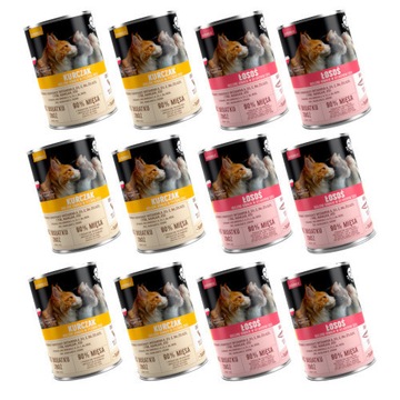 Pet Republic dla kotów sterylizowanych mix 12x400g